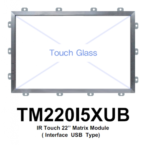 22인치 적외선 터치글라스 TM220I5XUB (브라켓용)