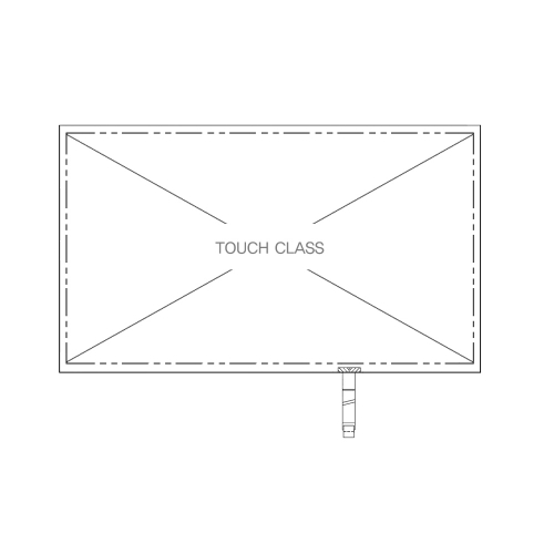 TOUCH GLASS T215S-5PBCO4X-OA18RO-300PH